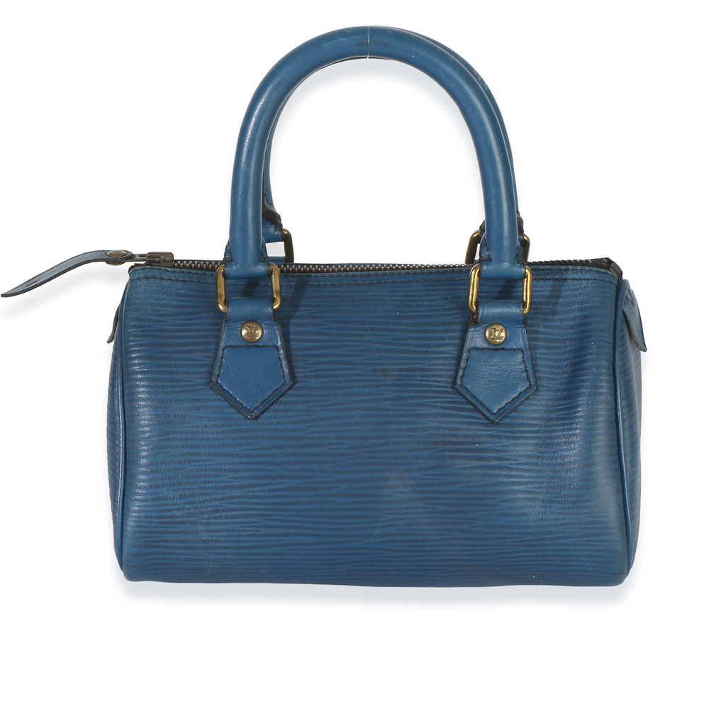 Louis Vuitton Blue Epi Mini Speedy HL